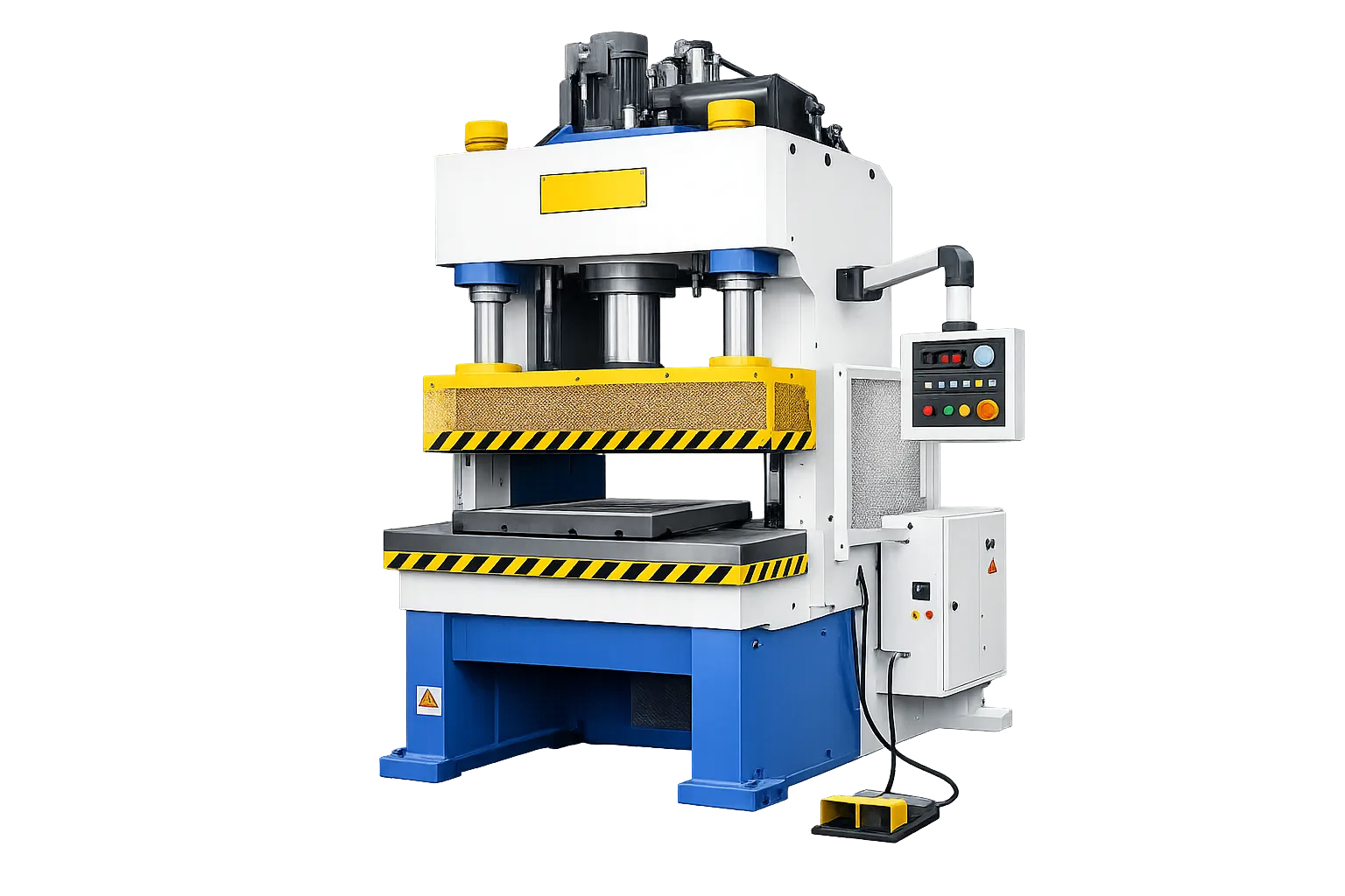 Prensa industrial para estampado de acero