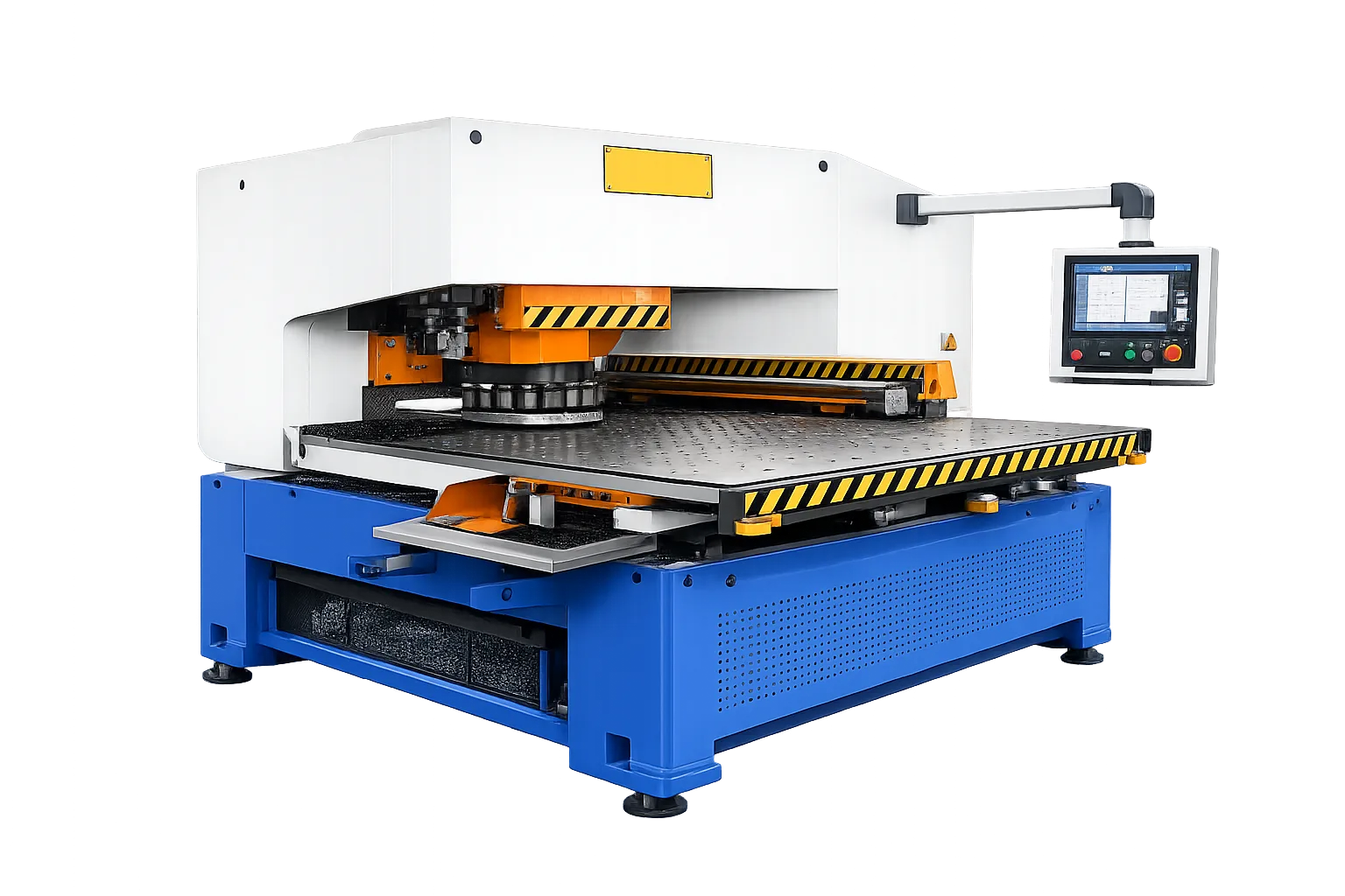 Punzonadora industrial CNC para planchas metálicas